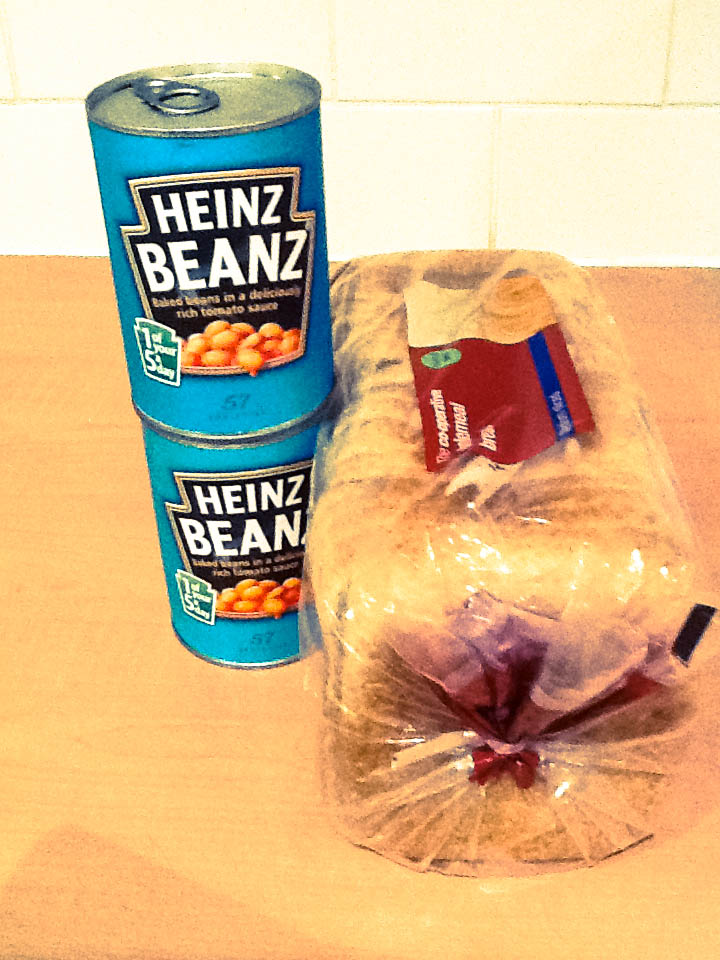 Bread and baked beans