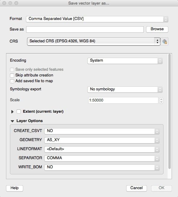 Save to CSV